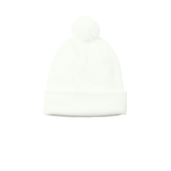 Port Authority® Cozy Pom Acrylic Beanie
