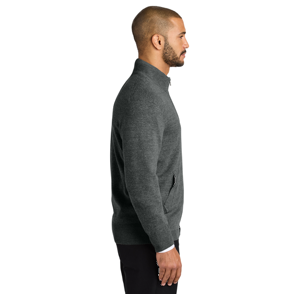 Port Authotiry® Easy Care Tri Blend Full-Zip Men's Sweater