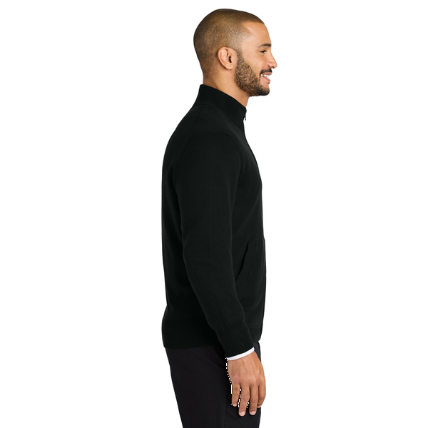 Port Authotiry® Easy Care Tri Blend Full-Zip Men's Sweater