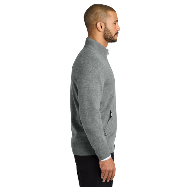 Port Authotiry® Easy Care Tri Blend Full-Zip Men's Sweater