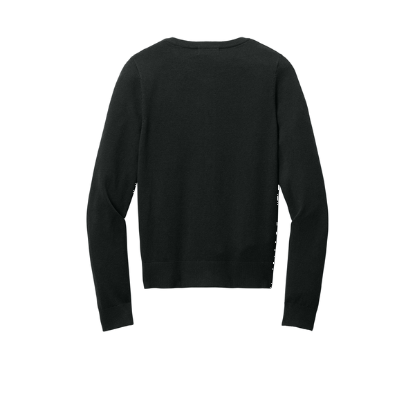 Port Authority® Easy Care Tri-Blend Crewneck Cardigan Ladies' Sweater