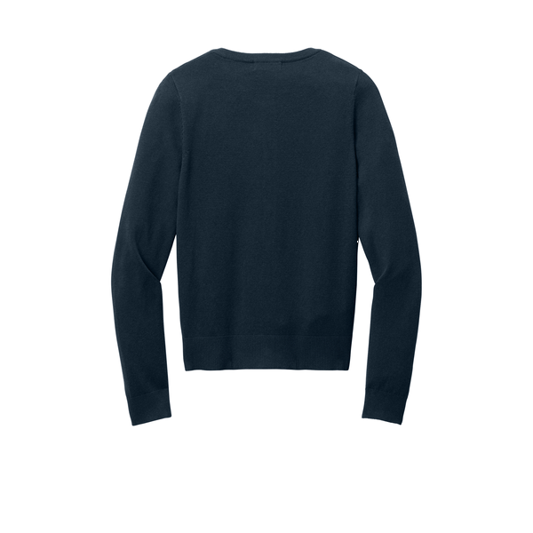 Port Authority® Easy Care Tri-Blend Crewneck Cardigan Ladies' Sweater