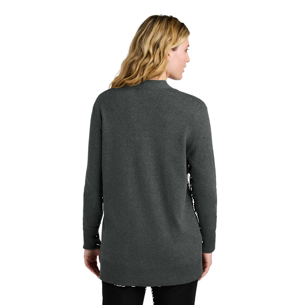 Port Authority® Easy Care Tri-Blend Open Front Cardigan Ladies' Sweater