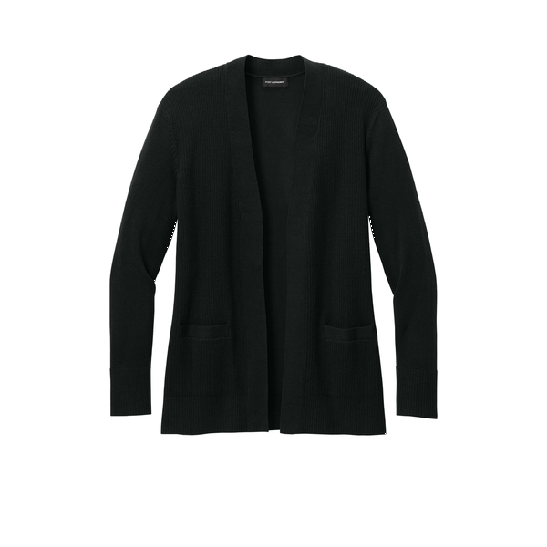 Port Authority® Easy Care Tri-Blend Open Front Cardigan Ladies' Sweater