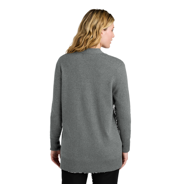 Port Authority® Easy Care Tri-Blend Open Front Cardigan Ladies' Sweater