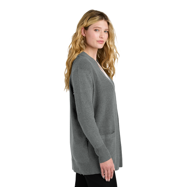 Port Authority® Easy Care Tri-Blend Open Front Cardigan Ladies' Sweater