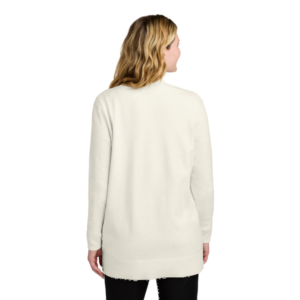 Port Authority® Easy Care Tri-Blend Open Front Cardigan Ladies' Sweater