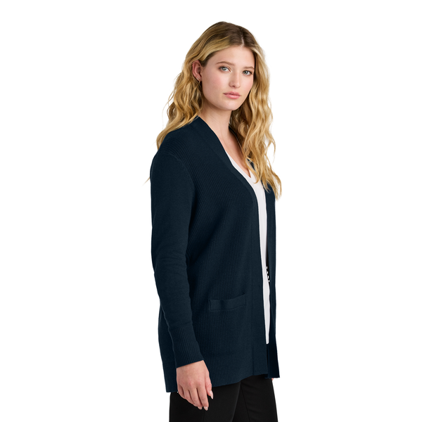 Port Authority® Easy Care Tri-Blend Open Front Cardigan Ladies' Sweater