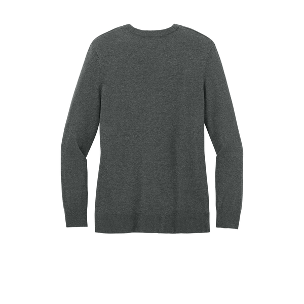 Port Authority® Easy Care Tri-Blend Button Up Cardigan Ladies' Sweater