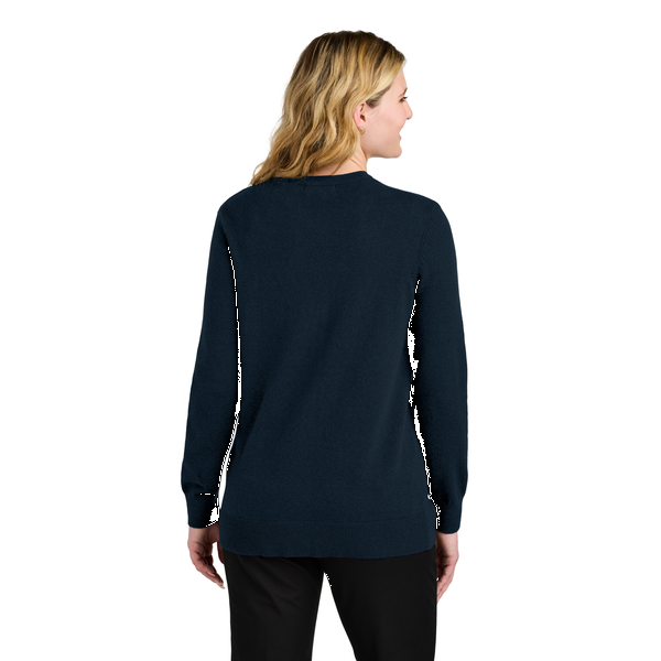 Port Authority® Easy Care Tri-Blend Button Up Cardigan Ladies' Sweater
