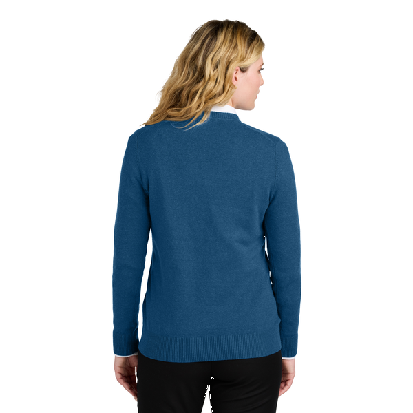 Port Authority® Easy Care Tri-Blend V-Neck Ladies' Sweater