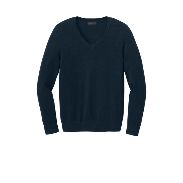 Port Authority® Easy Care Tri-Blend V-Neck Ladies' Sweater