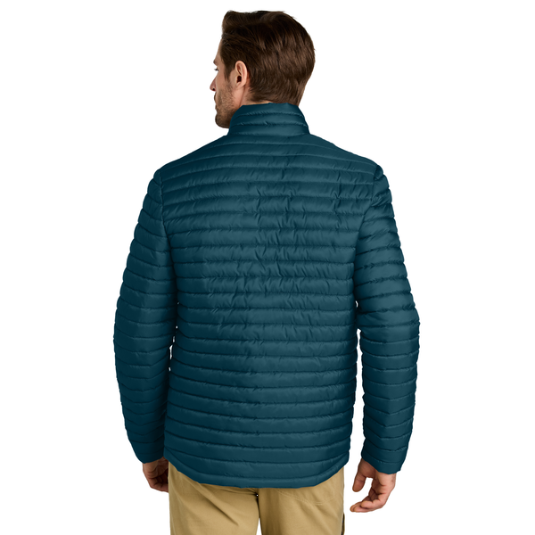 Eddie Bauer® Packable Quilted Polyester Ripstop Men's Full-Zip Jacket