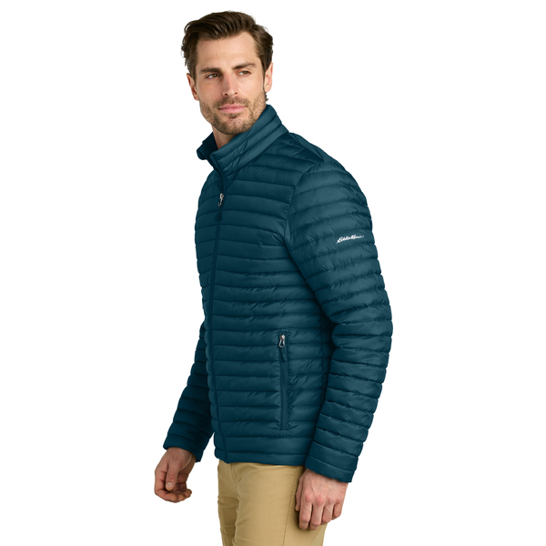 Eddie Bauer® Packable Quilted Polyester Ripstop Men's Full-Zip Jacket