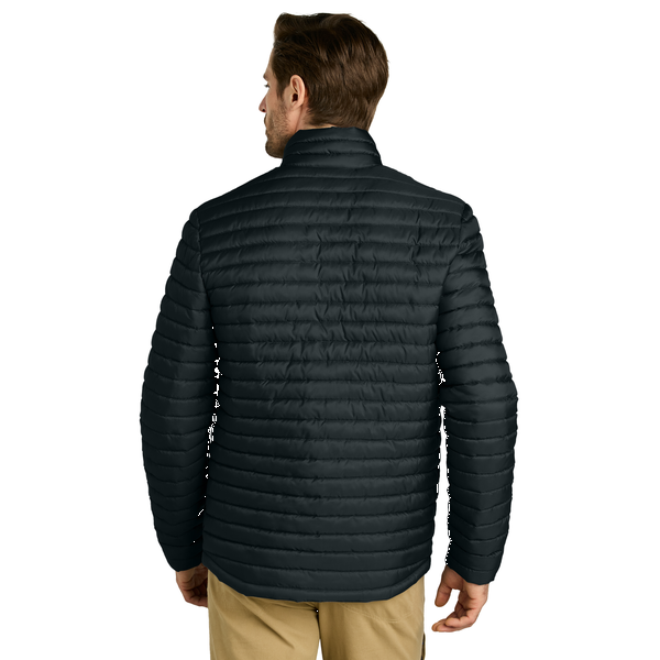 Eddie Bauer® Packable Quilted Polyester Ripstop Men's Full-Zip Jacket