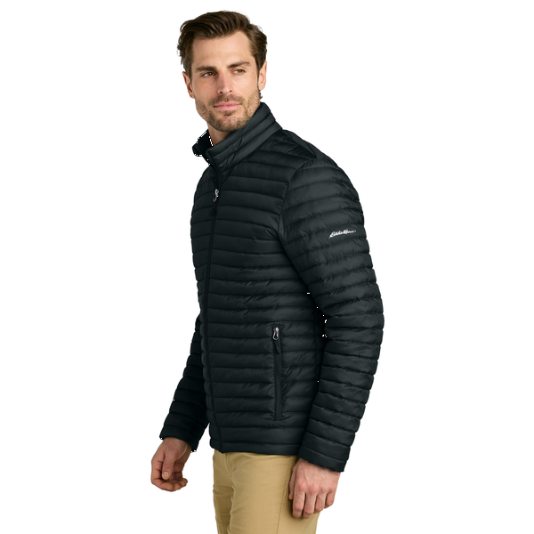 Eddie Bauer® Packable Quilted Polyester Ripstop Men's Full-Zip Jacket