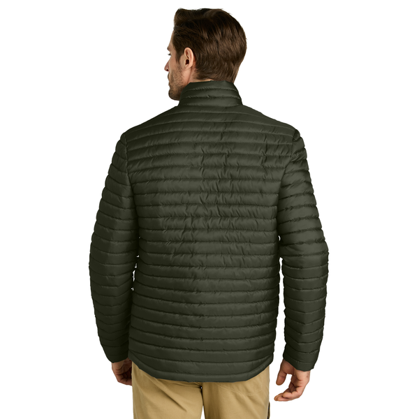 Eddie Bauer® Packable Quilted Polyester Ripstop Men's Full-Zip Jacket