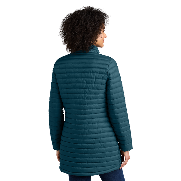 Eddie Bauer® Packable Quilted Polyester Ripstop Ladies' Full-Zip Jacket