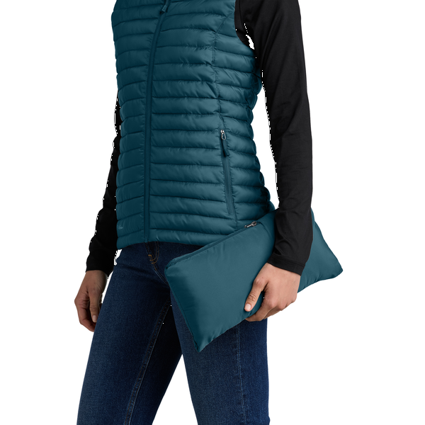 Eddie Bauer® Packable Quilted Polyester Ripstop Ladies' Full-Zip Jacket