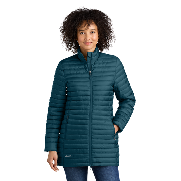 Eddie Bauer® Packable Quilted Polyester Ripstop Ladies' Full-Zip Jacket