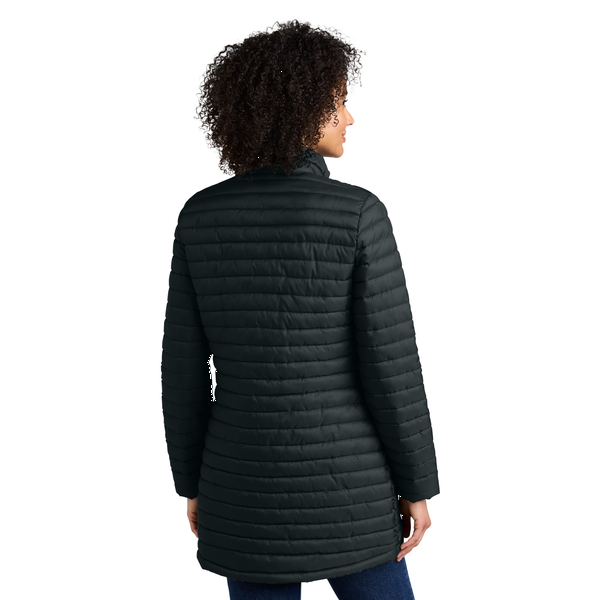 Eddie Bauer® Packable Quilted Polyester Ripstop Ladies' Full-Zip Jacket