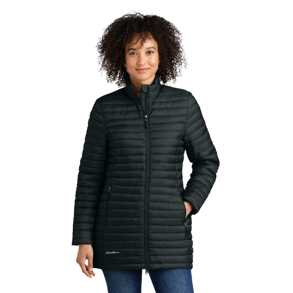 Eddie Bauer® Packable Quilted Polyester Ripstop Ladies' Full-Zip Jacket