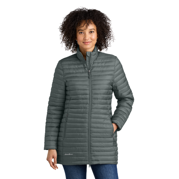 Eddie Bauer® Packable Quilted Polyester Ripstop Ladies' Full-Zip Jacket