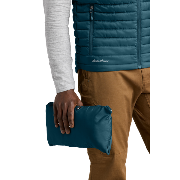 Eddie Bauer® Packable Quilted Polyester Ripstop Men's Vest