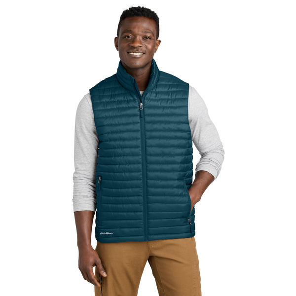 Eddie Bauer® Packable Quilted Polyester Ripstop Men's Vest
