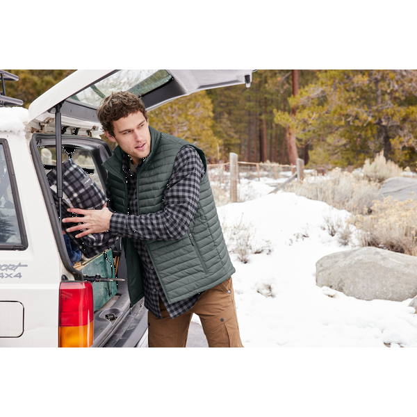 Eddie Bauer® Packable Quilted Polyester Ripstop Men's Vest