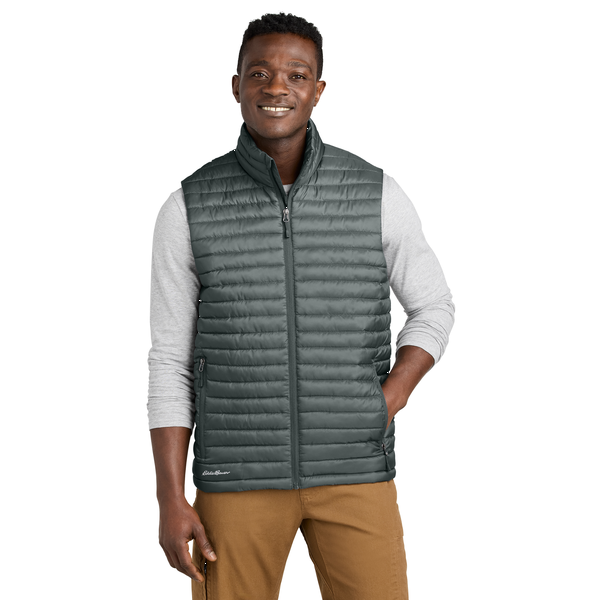 Eddie Bauer® Packable Quilted Polyester Ripstop Men's Vest