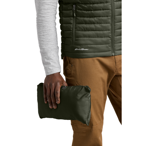 Eddie Bauer® Packable Quilted Polyester Ripstop Men's Vest