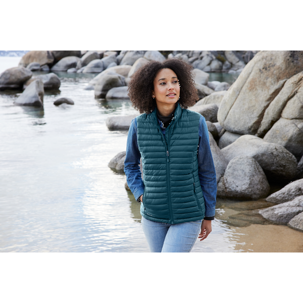 Eddie Bauer® Packable Quilted Polyester Ripstop Ladies' Vest