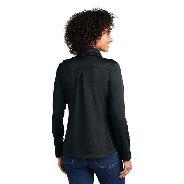 Eddie Bauer® Smooth Mid Layer Recycled Poly Fleece Ladies' 1/2 Zip