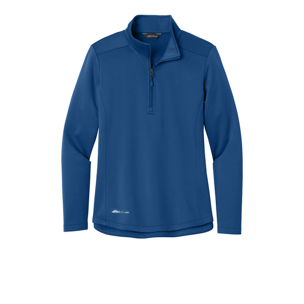 Eddie Bauer® Smooth Mid Layer Recycled Poly Fleece Ladies' 1/2 Zip