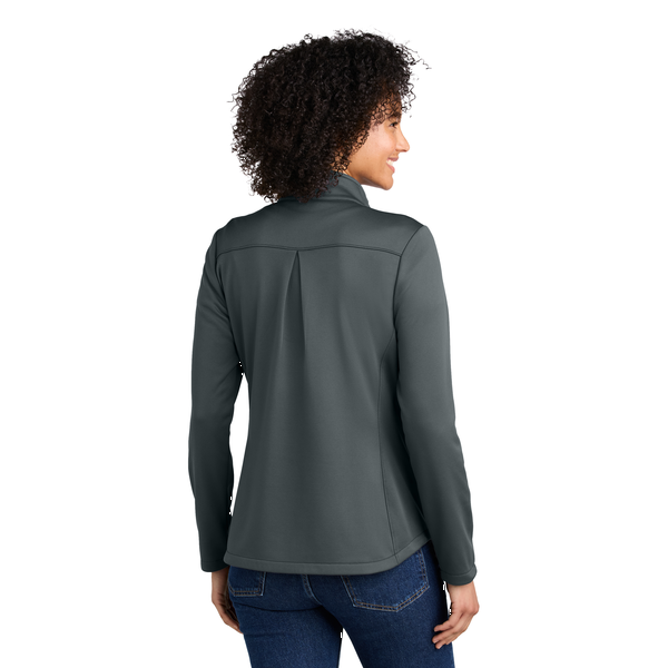 Eddie Bauer® Smooth Mid Layer Recycled Poly Fleece Ladies' 1/2 Zip