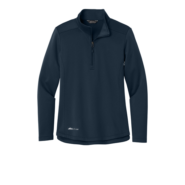 Eddie Bauer® Smooth Mid Layer Recycled Poly Fleece Ladies' 1/2 Zip