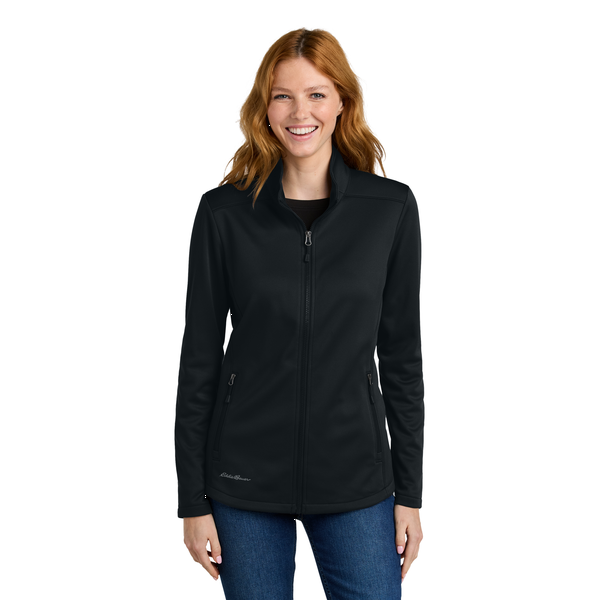 Eddie Bauer® Smooth Mid Layer Recycled Poly Fleece Ladies' Full Zip