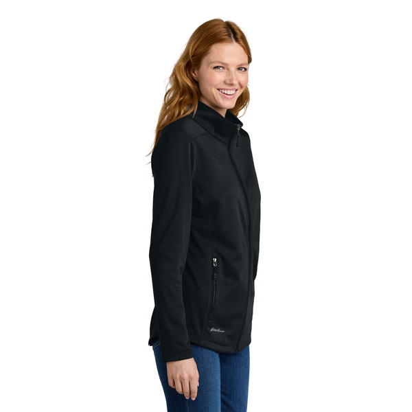 Eddie Bauer® Smooth Mid Layer Recycled Poly Fleece Ladies' Full Zip