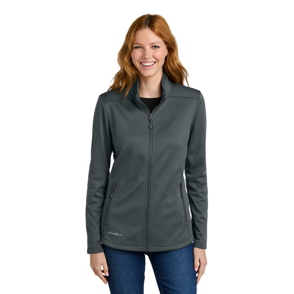 Eddie Bauer® Smooth Mid Layer Recycled Poly Fleece Ladies' Full Zip