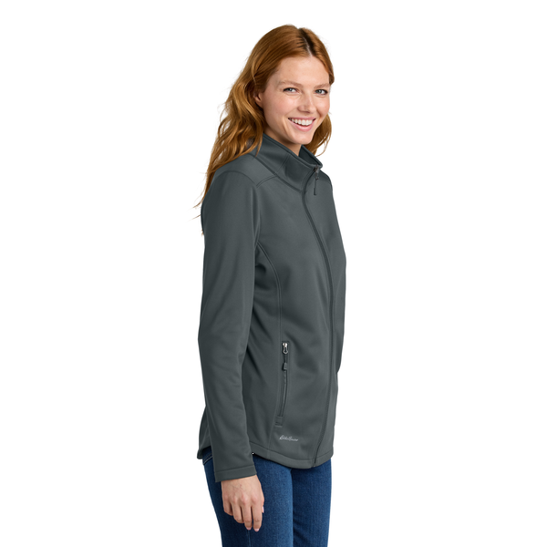 Eddie Bauer® Smooth Mid Layer Recycled Poly Fleece Ladies' Full Zip