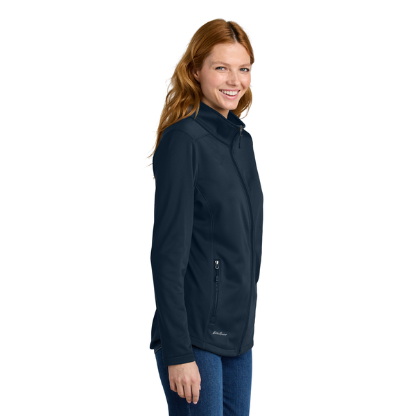 Eddie Bauer® Smooth Mid Layer Recycled Poly Fleece Ladies' Full Zip