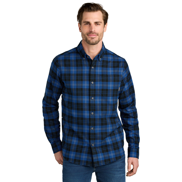 Eddie Bauer® Long Sleeve Favorite Flannel Plaid Men's Shirt