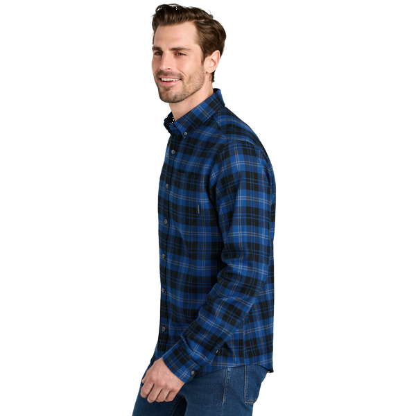 Eddie Bauer® Long Sleeve Favorite Flannel Plaid Men's Shirt