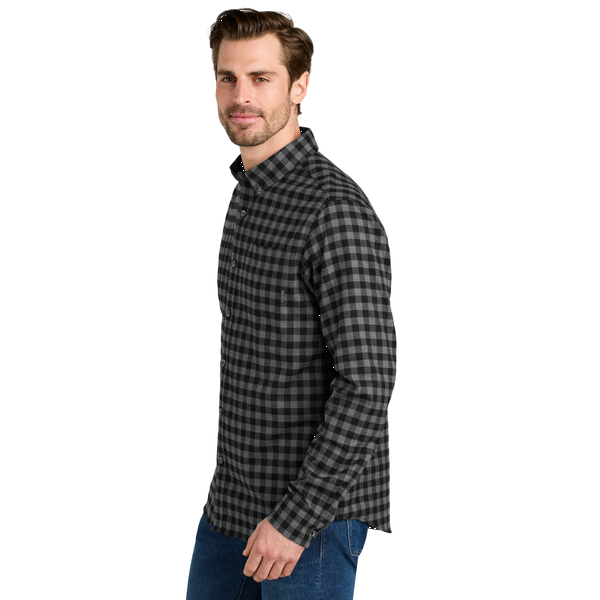 Eddie Bauer® Long Sleeve Favorite Flannel Plaid Men's Shirt