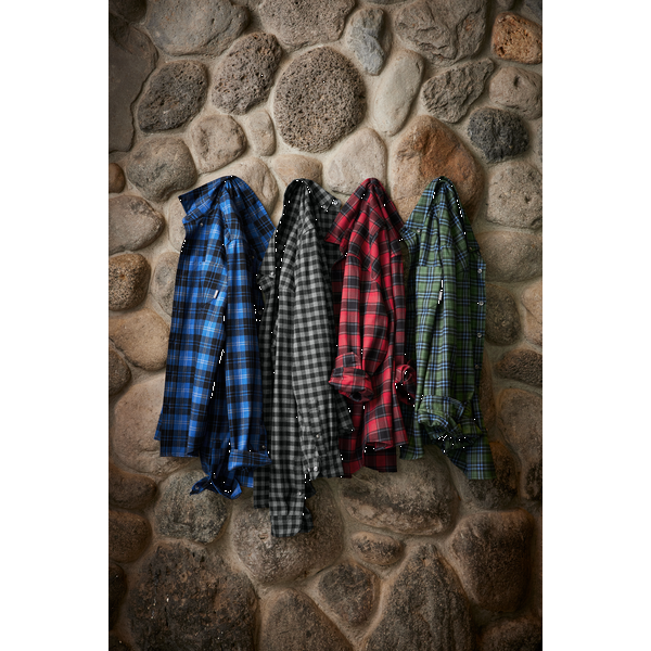 Eddie Bauer® Long Sleeve Favorite Flannel Plaid Men's Shirt