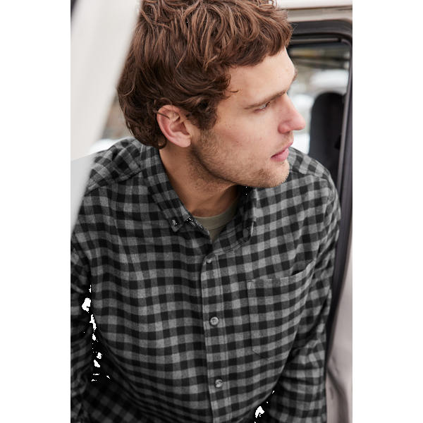 Eddie Bauer® Long Sleeve Favorite Flannel Plaid Men's Shirt