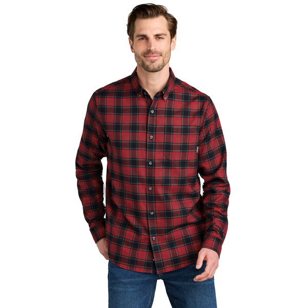 Eddie Bauer® Long Sleeve Favorite Flannel Plaid Men's Shirt