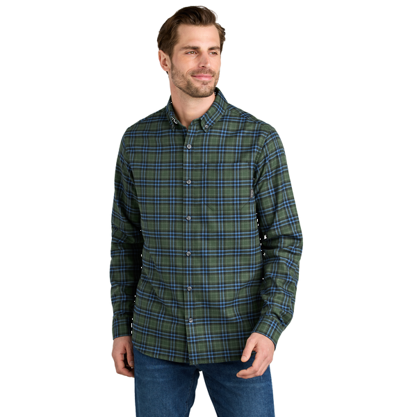 Eddie Bauer® Long Sleeve Favorite Flannel Plaid Men's Shirt