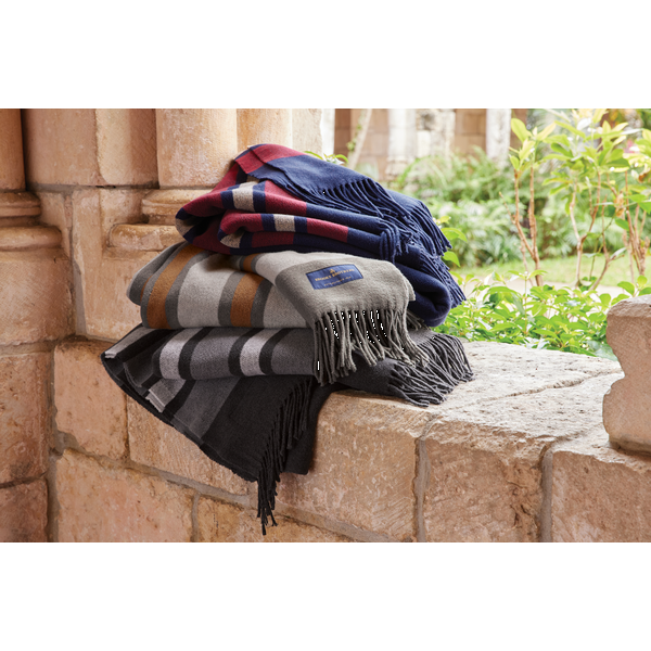 Brooks Brothers® Heritage Poly/Wool Blanket, 50" x 60"